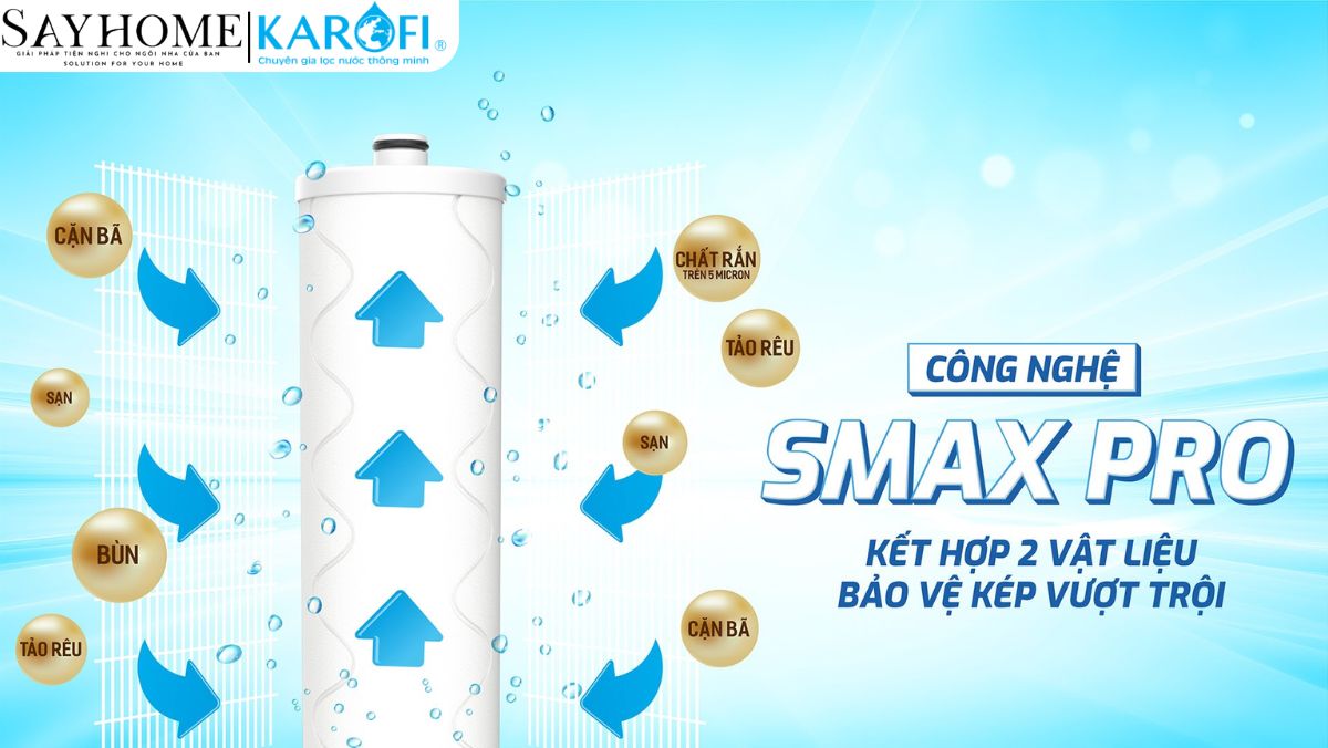Bộ lõi lọc thô Karofi Smax Pro V 1,2,3 tại thành phố Hồ Chí Minh