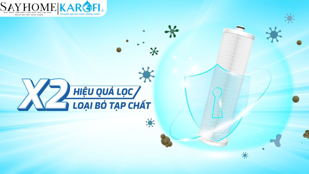 Bộ lõi lọc thô Karofi Smax Pro V 1,2,3 tại thành phố Hồ Chí Minh