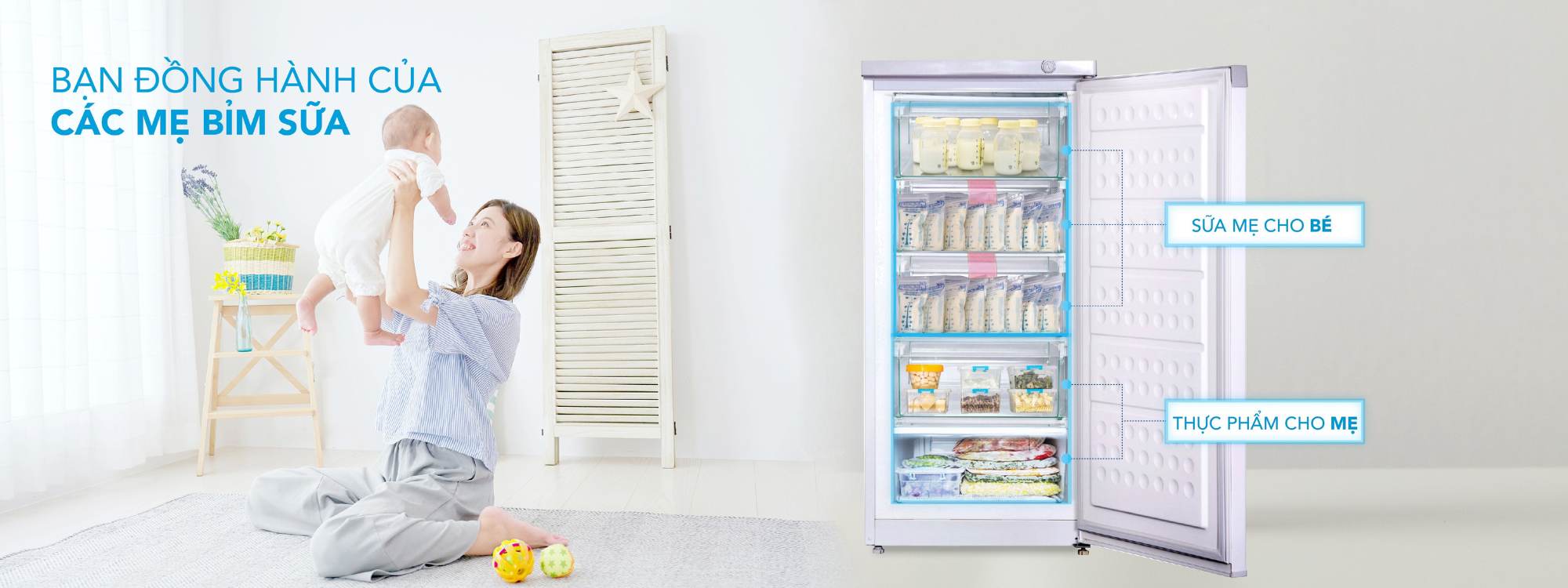 Tủ đông Hòa Phát đứng HPF-UAH6147 tại thành phố Hồ Chí Minh