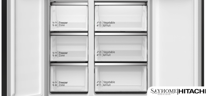Tủ lạnh Hitachi Inverter 525 lít HRSN9552DDXVN NEW tại thành phố Hồ Chí Minh