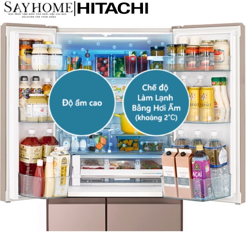 Tủ lạnh Hitachi Inverter 617 lít R-HW620RV (X) NEW tại thành phố Hồ Chí Minh