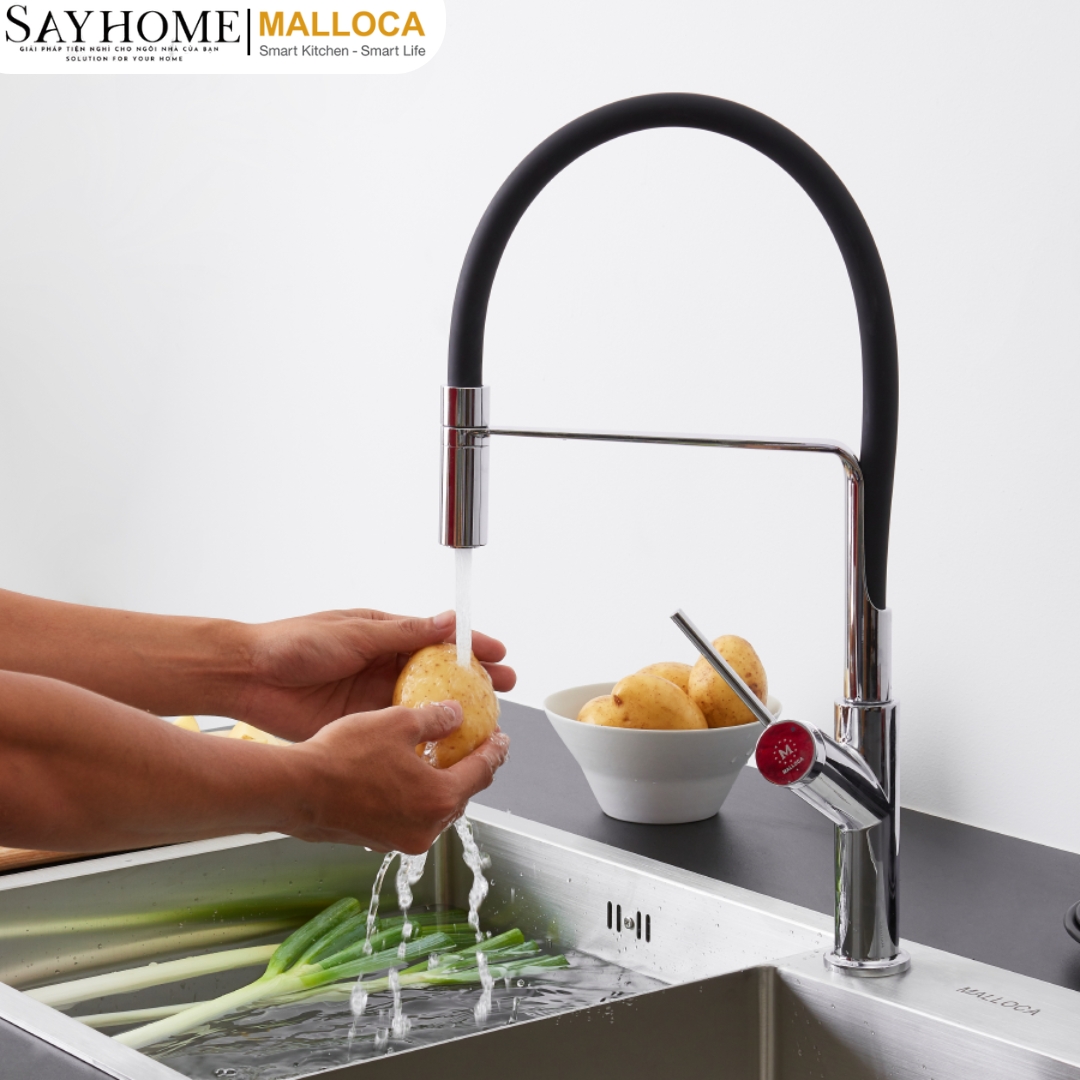 Vòi rửa chén mạ Chrome Malloca K081C tại thành phố Hồ Chí Minh