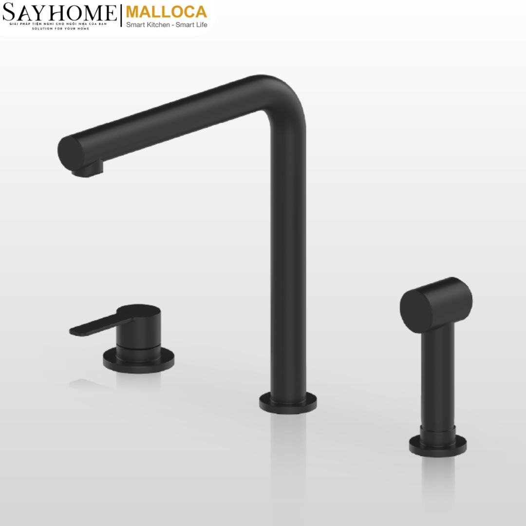 Bộ vòi rửa chén hai nguồn nóng lạnh Malloca K501B tại thành phố Hồ Chí Minh