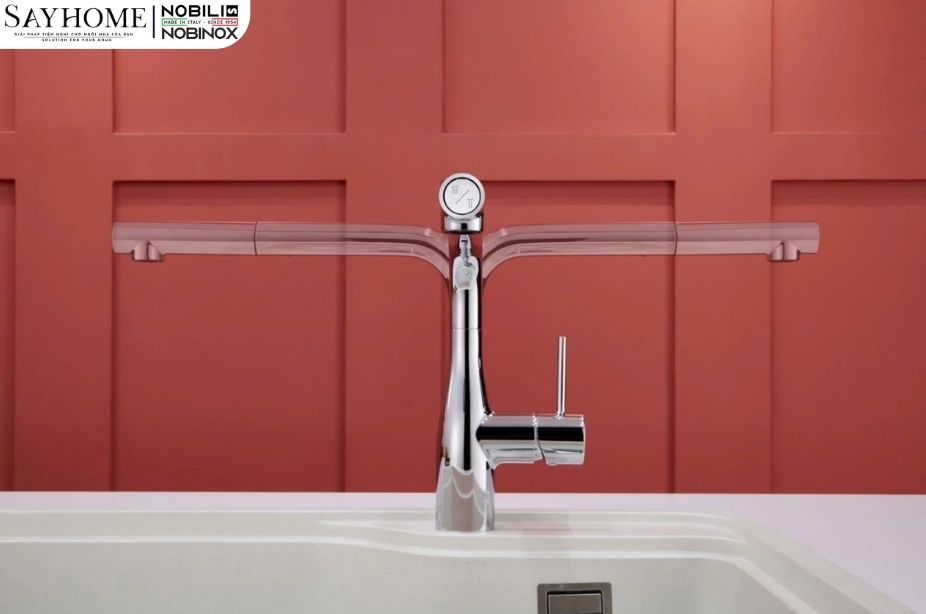 Vòi rửa chén inox NOBINOX JAPA NX996 dây rút tại Thành phố Hồ Chí Minh