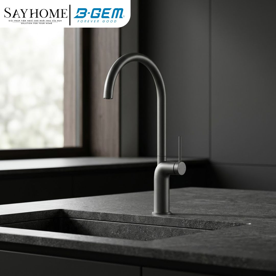 Vòi rửa chén bát B-GEM BG-M003B nóng lạnh cao cấp tại Thành phố Hồ Chí Minh