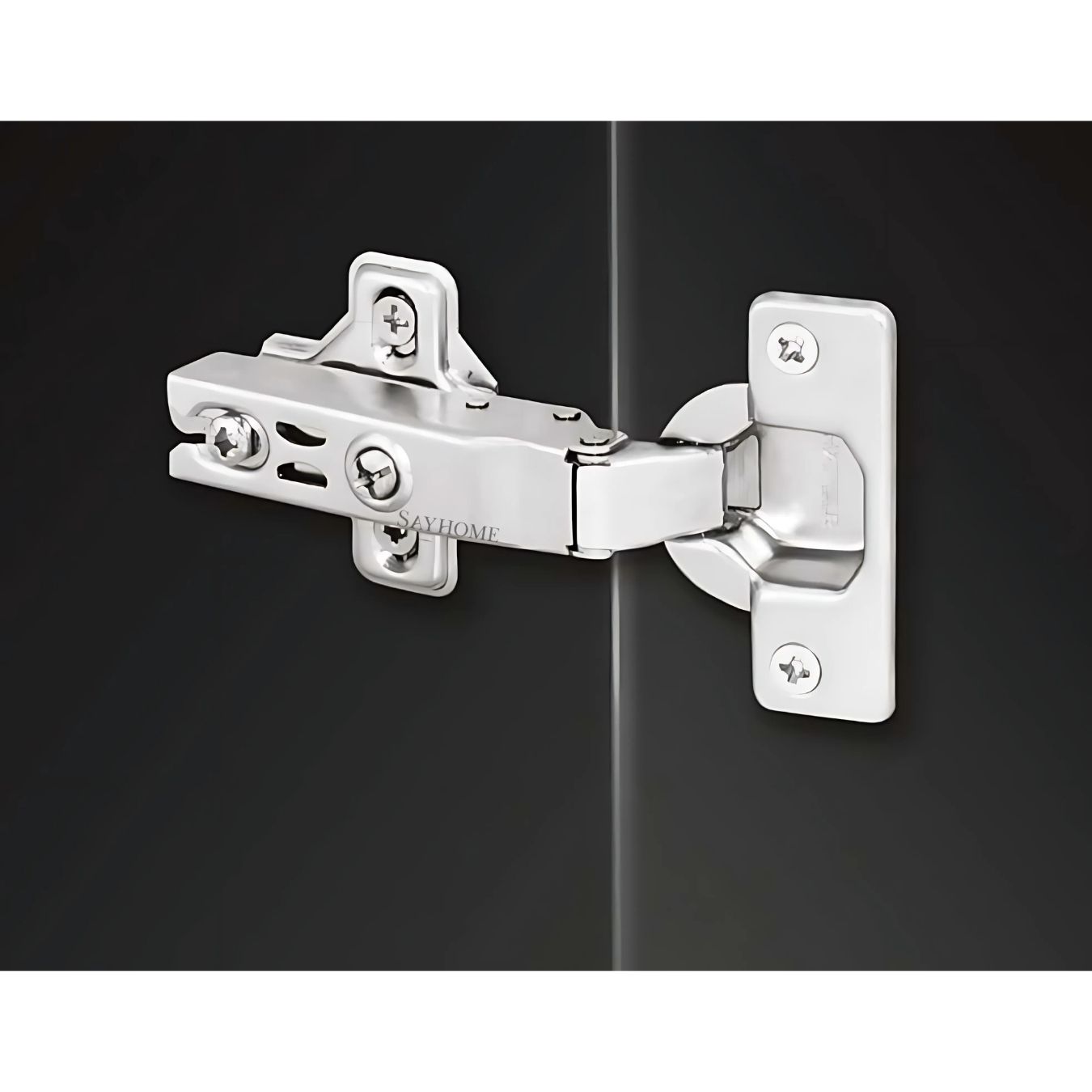 Bản lề cong ít Metalla A 110º giảm chấn Hafele 315.30.722 - Hàng chính hãng HAFELE