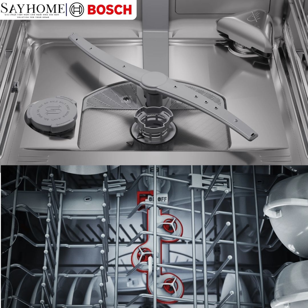 Máy rửa chén bát Bosch SMS8YCI01E Serie 8 độc lập 14 bộ chén dĩa tại thành phố Hồ Chí Minh