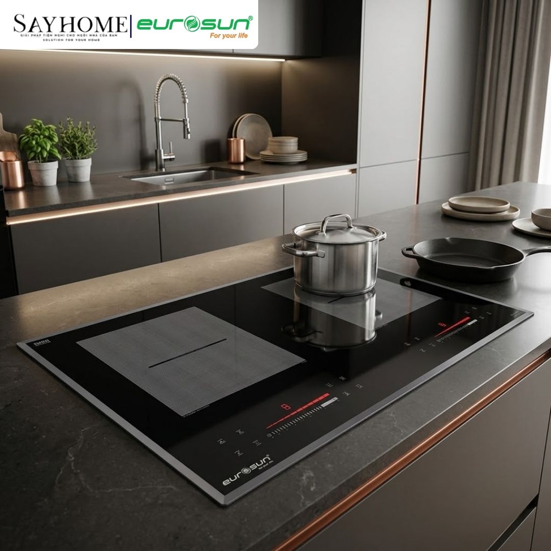 Bếp từ đôi EUROSUN EU-T755XPro tại thành phố Hồ Chí Minh