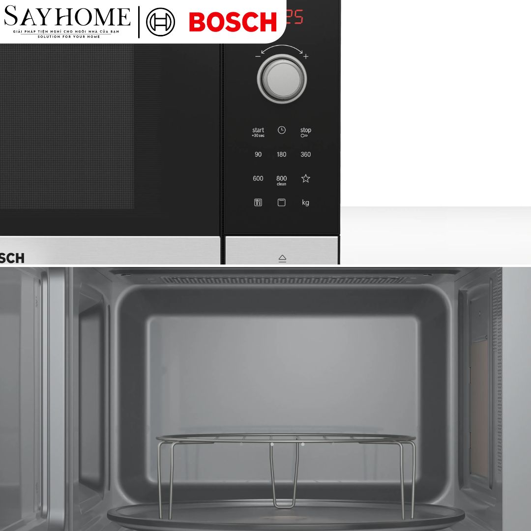 Lò vi sóng kết hợp nướng BOSCH FEL053MS1M Series 2 25 Lít tại thành phố Hồ Chí Minh