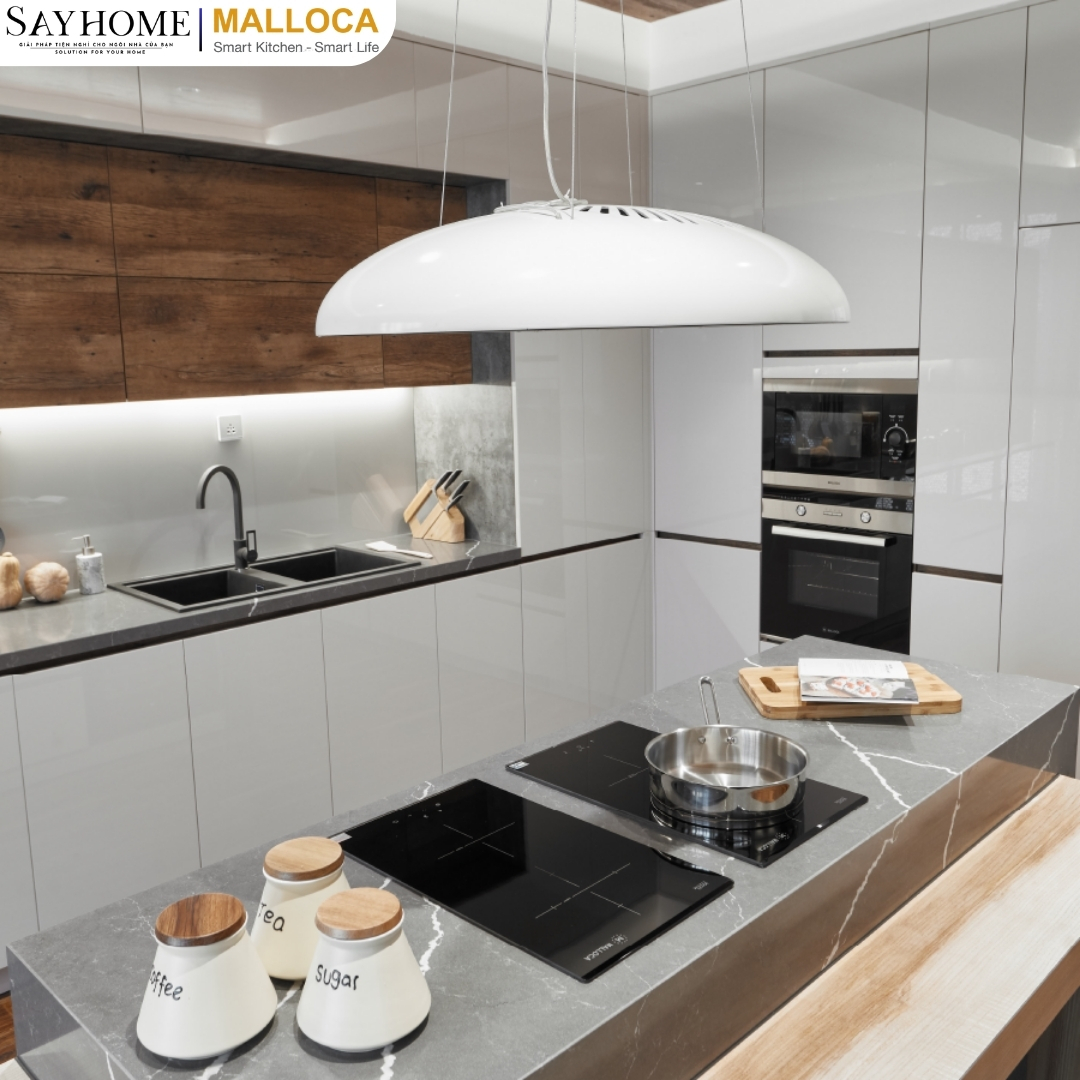 Bếp kính âm Domino 2 điện Malloca MDR 302 tại thành phố Hồ Chí Minh