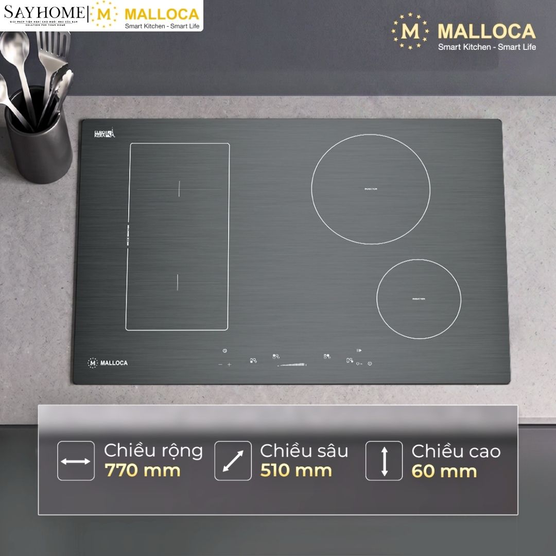 Bếp kính âm 4 từ Malloca MH-04I BM tại thành phố Hồ Chí Minh
