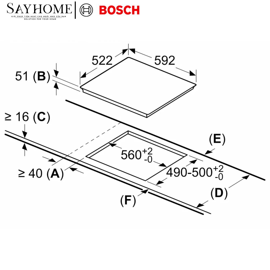 Bếp Từ Bosch Serie 4 PUJ631BB5E 3 Vùng Nấu tại thành phố Hồ Chí Minh