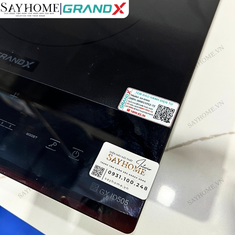 Bếp từ đôi GRANDX GX ID505 Series 5 tại Thành phố Hồ Chí Minh