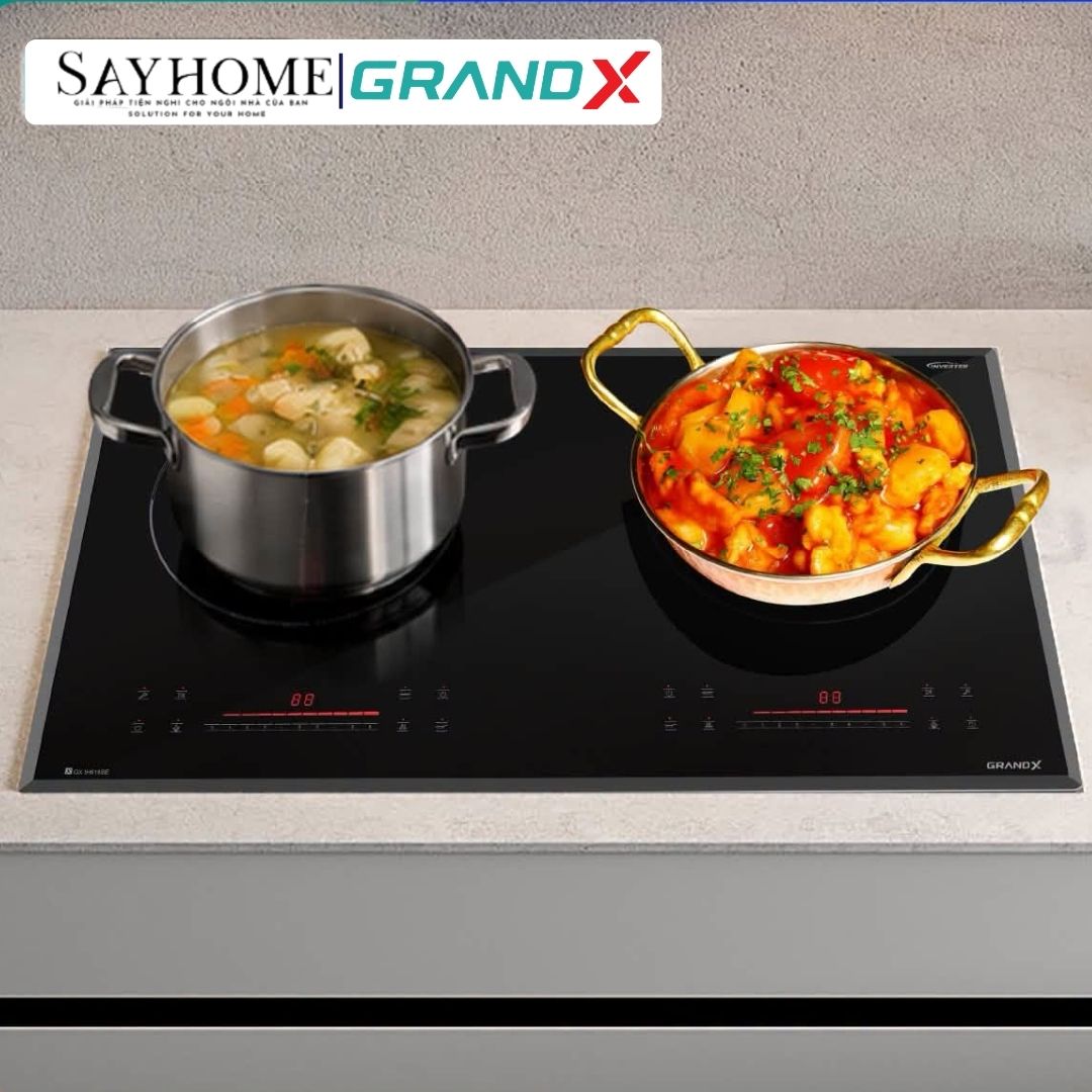 Bếp từ đôi GRANDX GX IH615SE Series 6 tại Thành phố Hồ Chí Minh