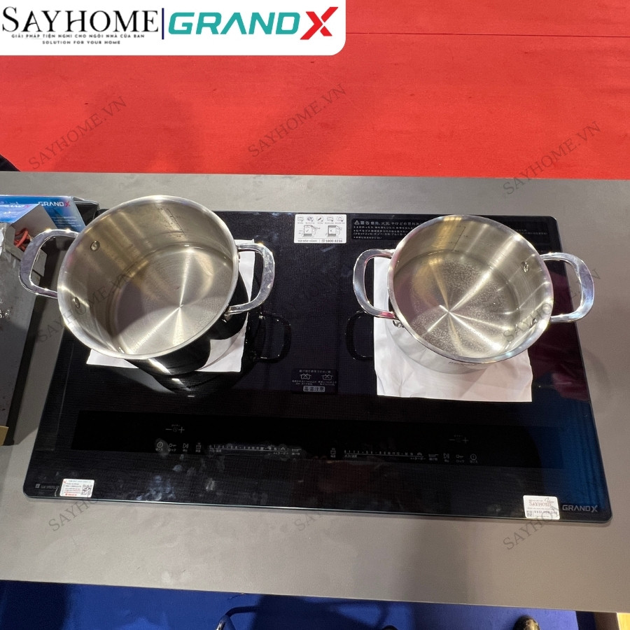 Bếp từ đôi GRANDX GX IP876JP Series 8 tại Thành phố Hồ Chí Minh