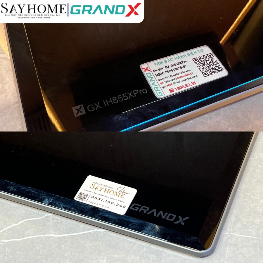 Bếp từ đôi GRANDX GX IH855Pro Series 8 tại Thành phố Hồ Chí Minh