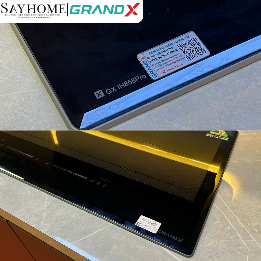Bếp từ đôi GRANDX GX IH858Pro Series 8 tại Thành phố Hồ Chí Minh