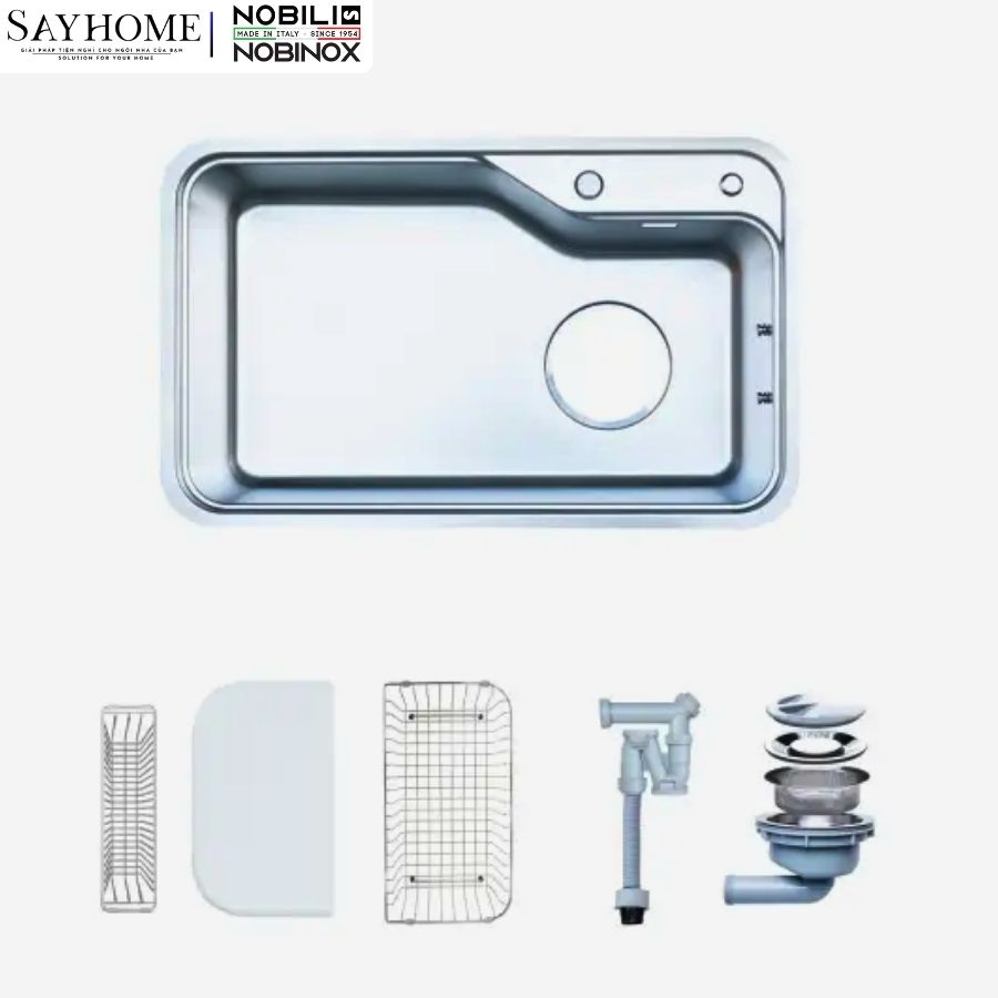 Chậu rửa chén bát 1 hố NOBINOX NOVA A182 82cm tại thành phố Hồ Chí Minh