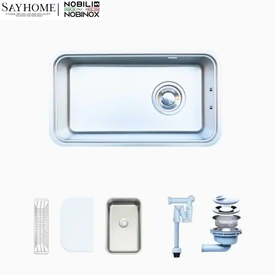 Chậu rửa chén bát 1 hố NOBINOX NOVA A282M 82cm tại thành phố Hồ Chí Minh