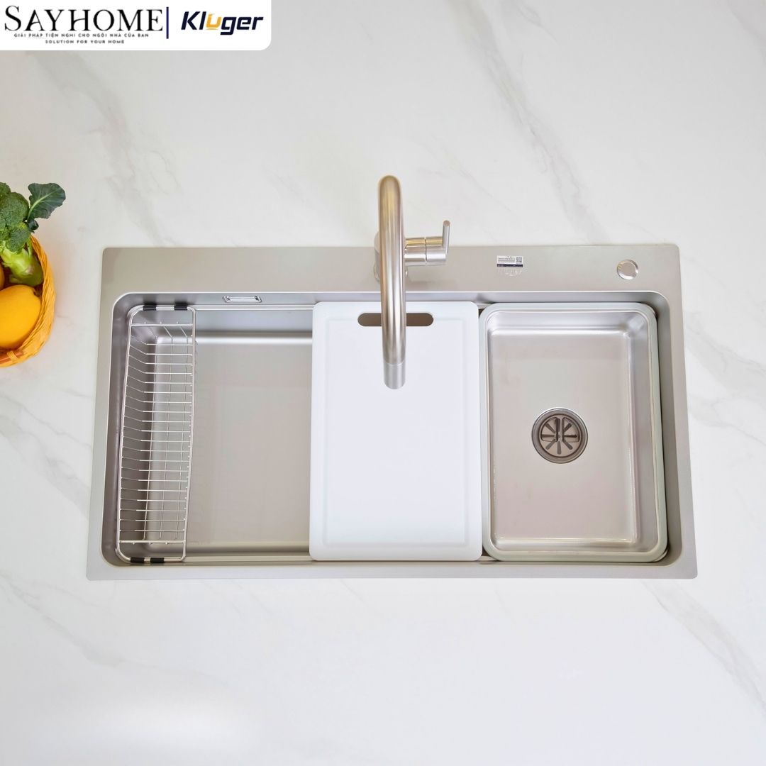 Chậu rửa chén bát 1 hố Nhật Kluger KF8850FS Basic/Plus tại thành phố Hồ Chí Minh