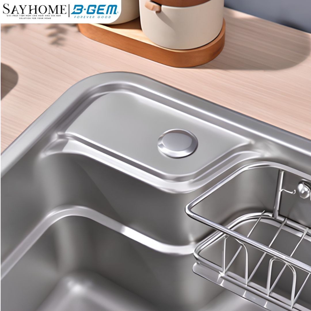 Chậu rửa chén bát 1 hố inox 304 B-GEM BG - 7848CPH 78cm tại thành phố Hồ Chí Minh