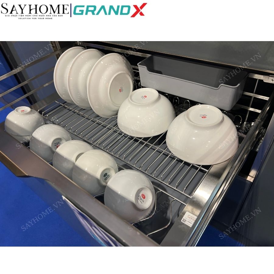 Giá bát đĩa GrandX XD.60S/70S/80S/90S nan dẹt Inox Sus304 tại Thành phố Hồ Chí Minh