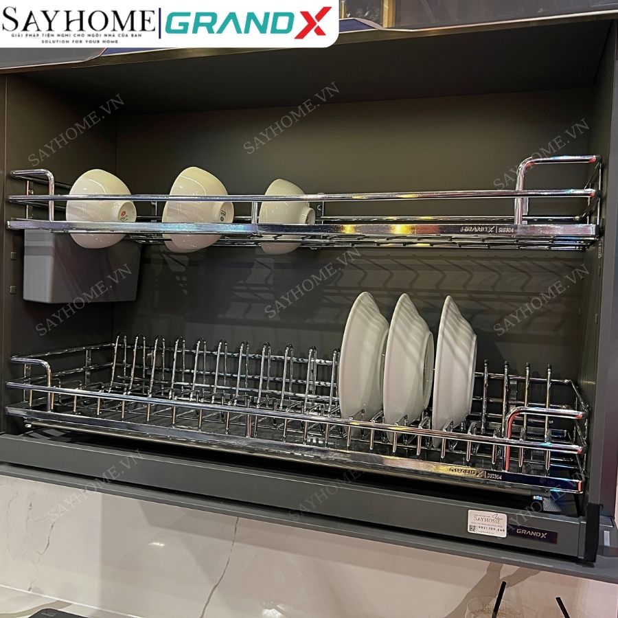 Giá bát đĩa nâng hạ GrandX XL.80ET/90ET - Luxury titanium điện thông minh tại Thành phố Hồ Chí Minh