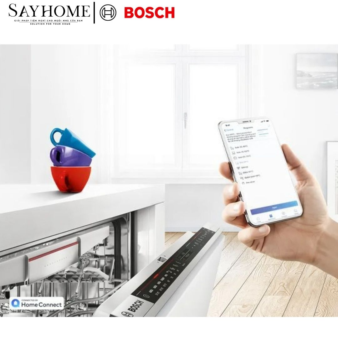 Máy rửa chén bát Bosch SMI8ZDS81T Serie 8 bán âm 14 bộ chén dĩa tại thành phố Hồ Chí Minh