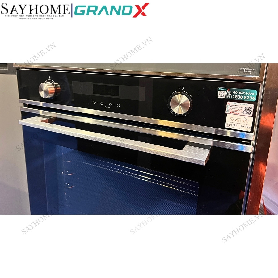  Lò nướng GrandX GX75V8 âm tủ, dung tích 75 lít  tại Thành phố Hồ Chí Minh
