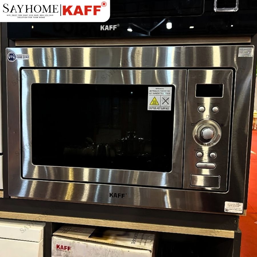 Lò vi sóng kết hợp nướng KAFF KF-MC02 âm tủ 25 lít tại thành phố Hồ Chí Minh