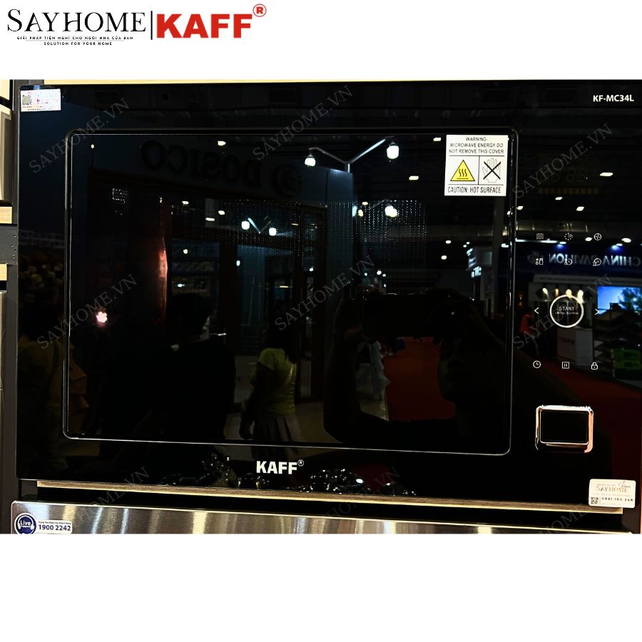 Lò vi sóng kết hợp nướng KAFF KF-MC34L âm tủ 34 lít tại thành phố Hồ Chí Minh