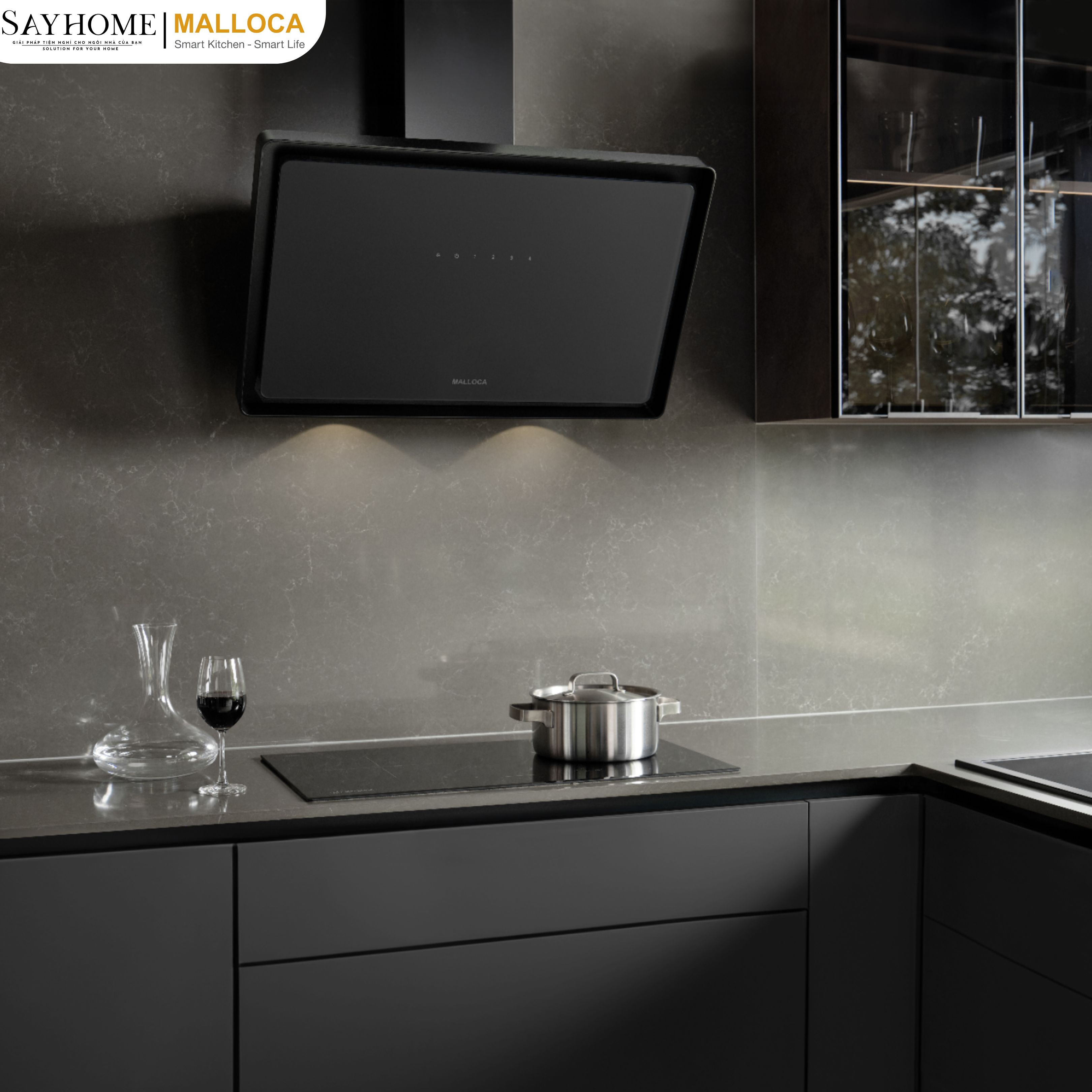 Máy hút mùi dạng TV TIME Malloca K-153MB tại thành phố Hồ Chí Minh