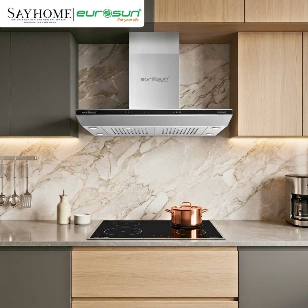 Máy hút mùi chữ T EUROSUN EH-70AF75S/90AF75S tại thành phố Hồ Chí Minh