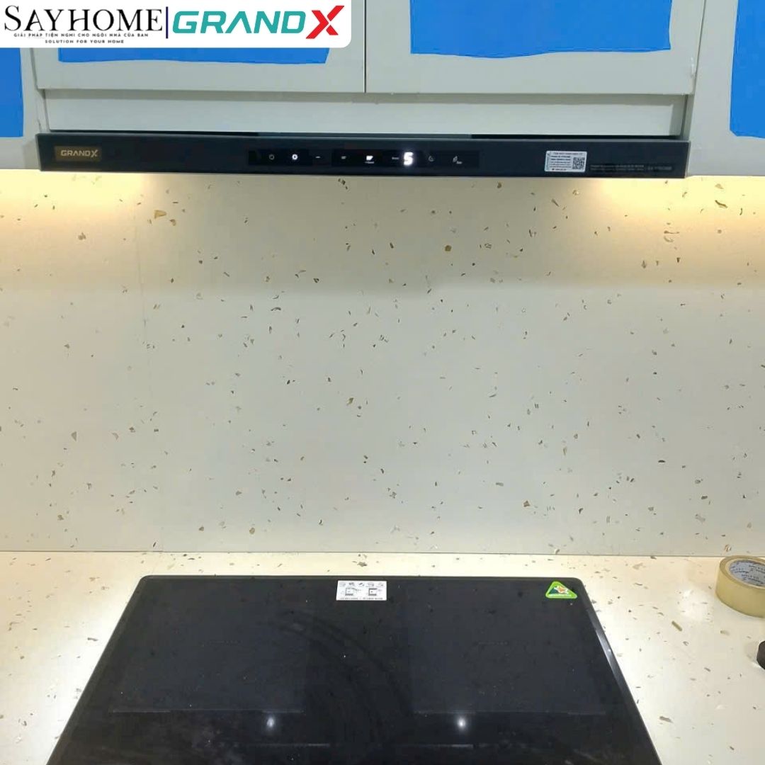 Máy hút mùi GrandX GX H70C68B/ GX H90C68B kính toa, áp tường tại Thành phố Hồ Chí Minh