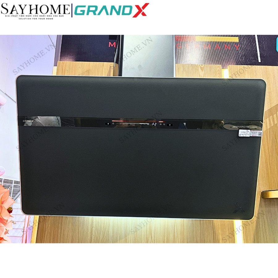 Máy hút mùi GrandX GX H70S86G/ GX H90S86G kính vát, áp tường, màu xám tại Thành phố Hồ Chí Minh