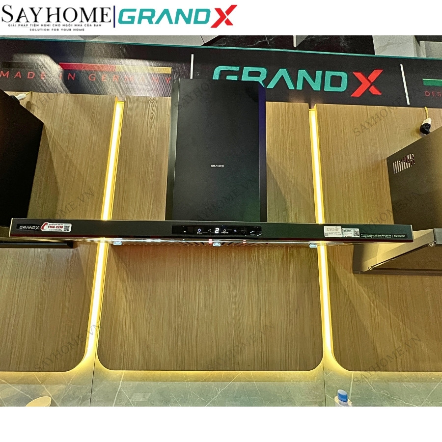 Thông số kĩ thuật Máy hút mùi GrandX GX H70T65/ GX H90T65 kính toa, áp tường tại Thành phố Hồ Chí Minh