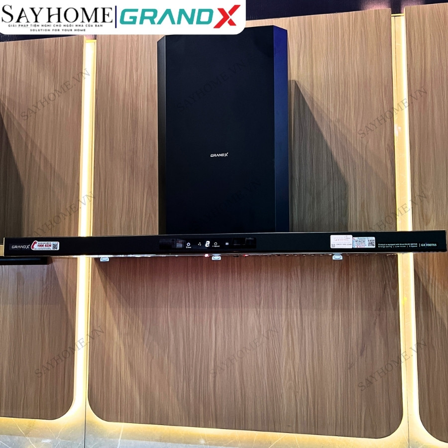 Thông số kĩ thuật Máy hút mùi GrandX GX H70T65/ GX H90T65 kính toa, áp tường tại Thành phố Hồ Chí Minh