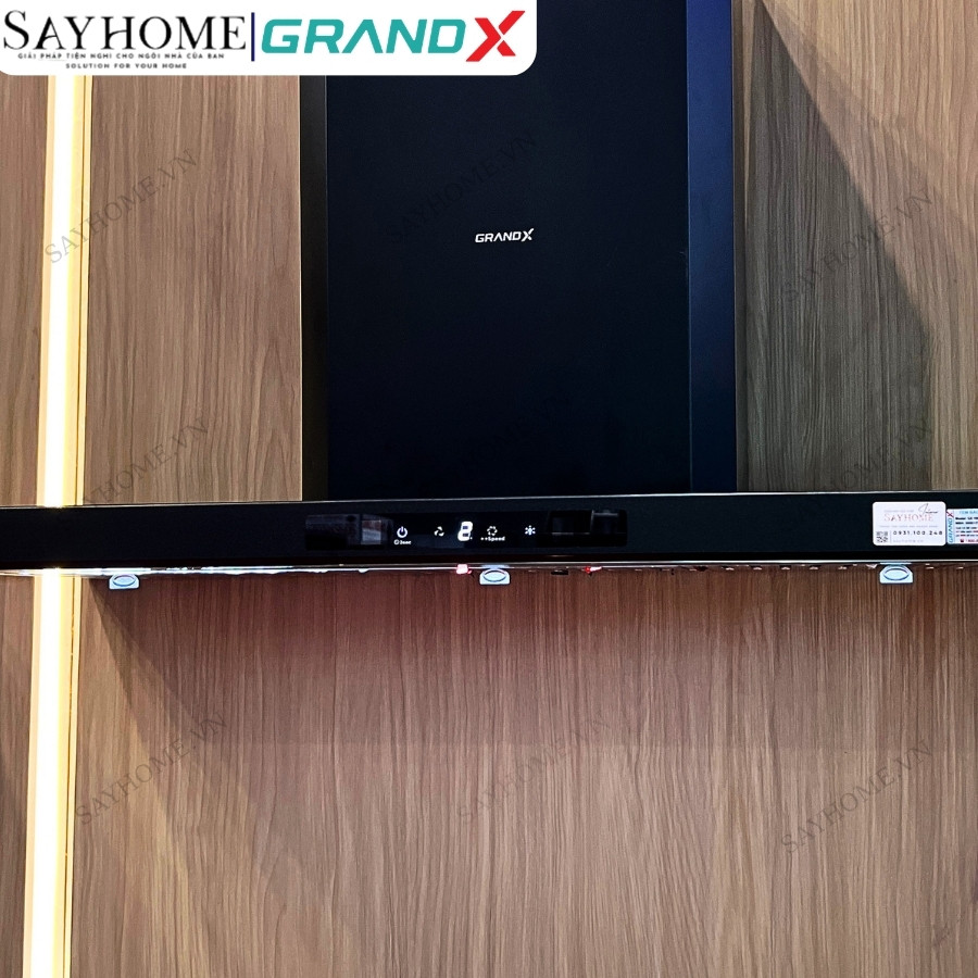 Thông số kĩ thuật Máy hút mùi GrandX GX H70T65/ GX H90T65 kính toa, áp tường tại Thành phố Hồ Chí Minh