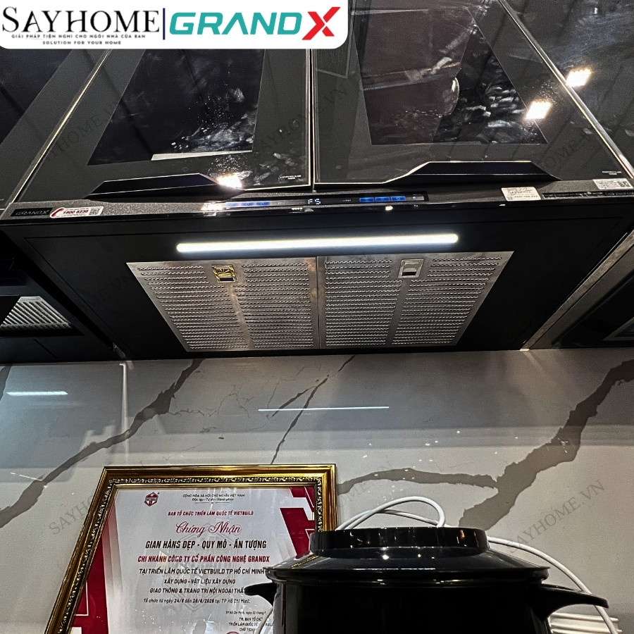 Máy hút mùi GrandX GX H70F85B/ GX H70F85G/ GX H80F85B âm tủ tại Thành phố Hồ Chí Minh