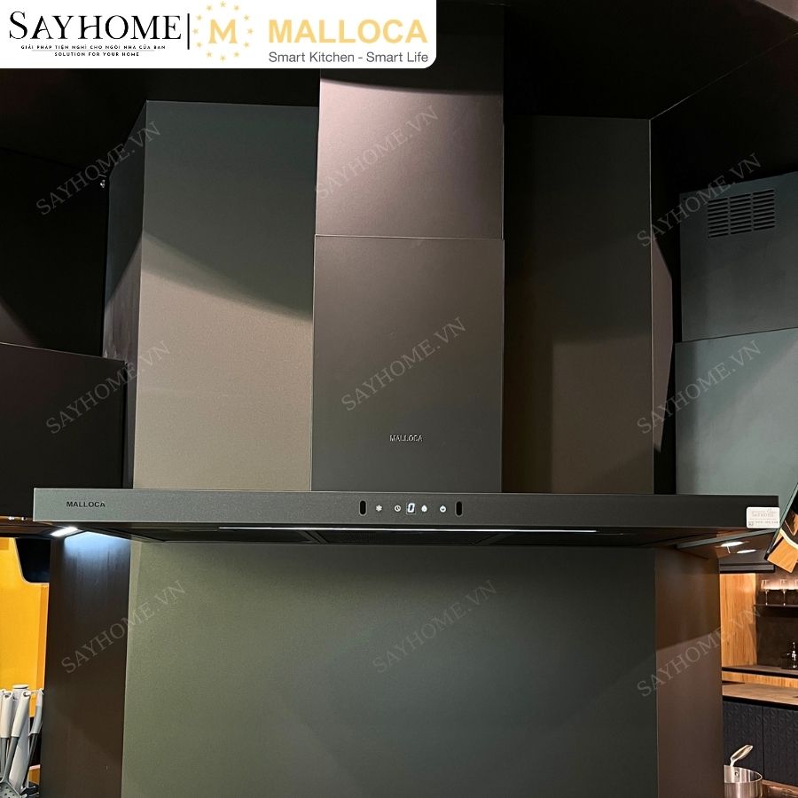 Máy hút mùi Malloca ISLA MH9058 treo độc lập tại thành phố Hồ Chí Minh