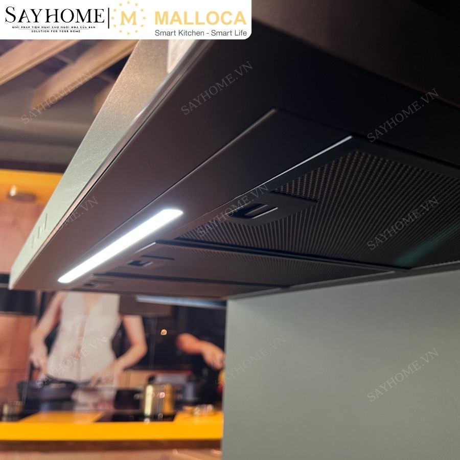 Máy hút mùi Malloca ISLA MH9058 treo độc lập tại thành phố Hồ Chí Minh