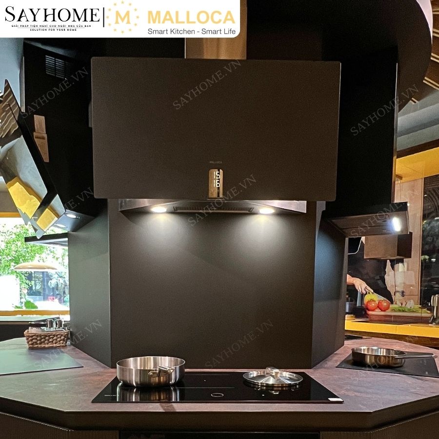 Máy hút mùi MALLOCA TIME K-15 NERO dạng TV tại Thành phố Hồ Chí Minh