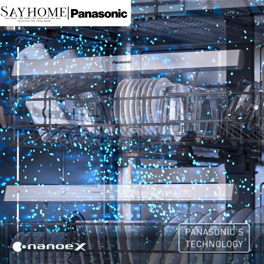 Máy rửa chén PANASONIC NP-FMK16XEVN độc lập 15 bộ chén dĩa