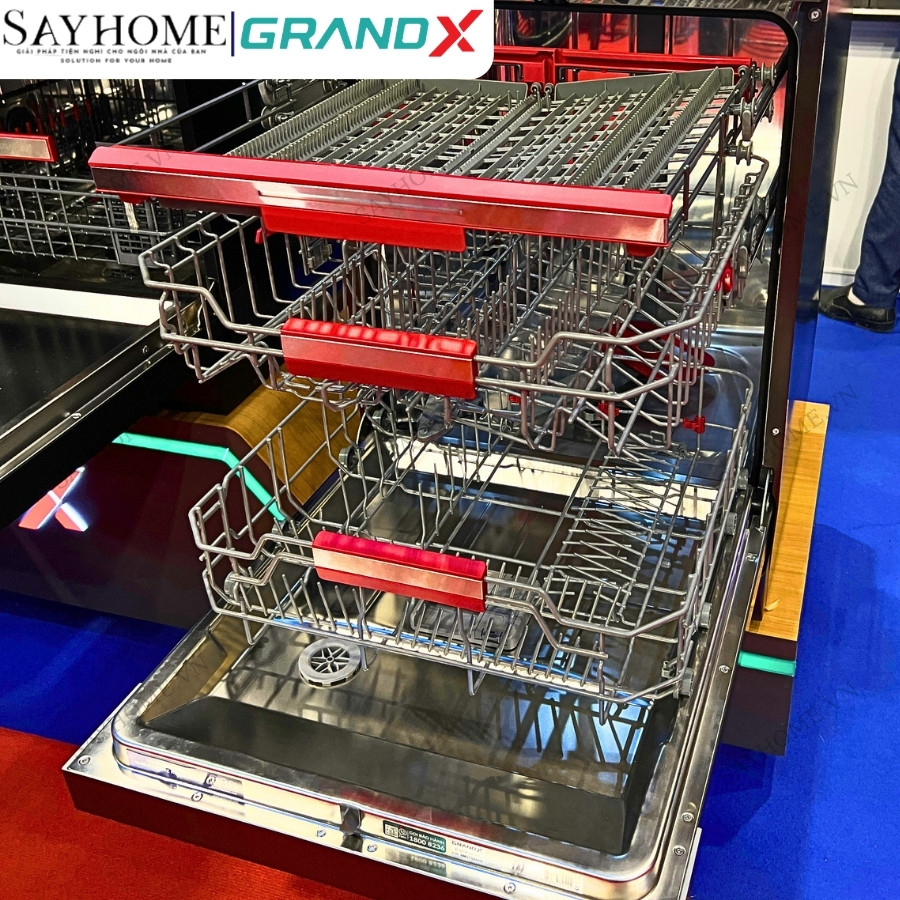 Máy rửa bát GrandX SMS7GX86G 16 bộ đồ ăn Châu Âu tại Thành phố Hồ Chí Minh