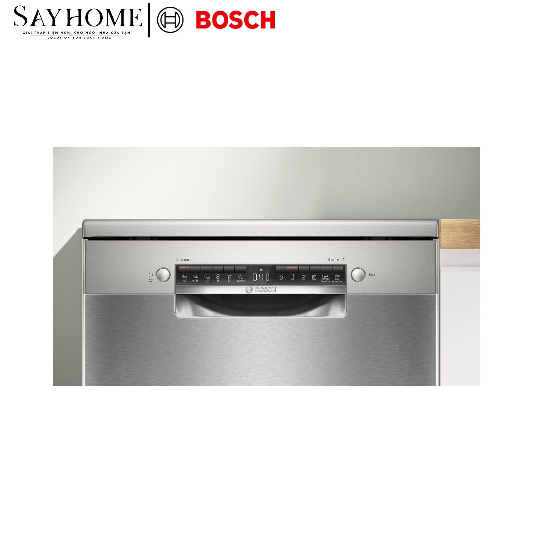 Máy rửa chén bát Bosch SMS4HMI07E Serie 4 độc lập 14 bộ chén dĩa tại thành phố Hồ Chí Minh