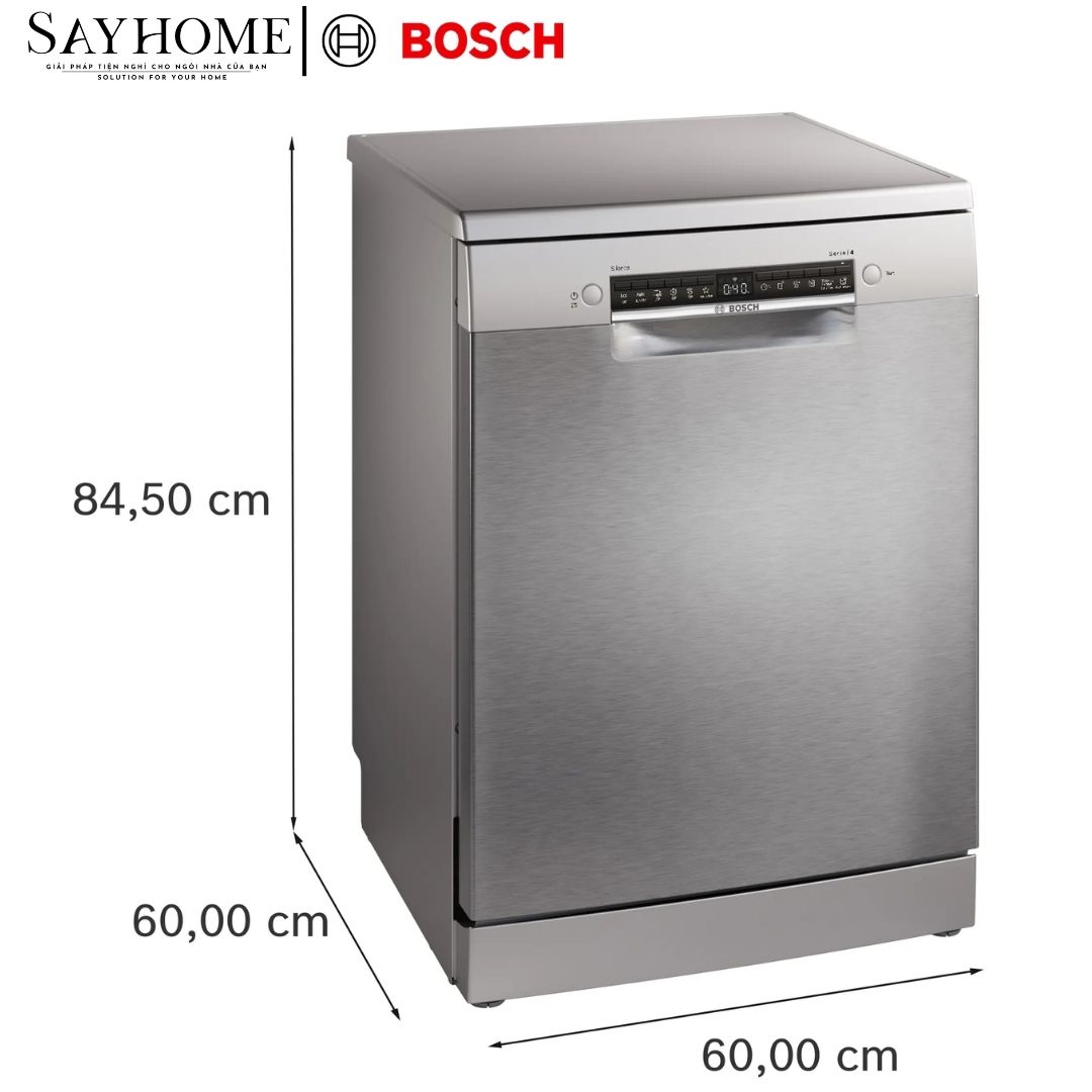 Máy rửa chén bát Bosch SMS4HTI16E Serie 4 độc lập 13 bộ chén dĩa tại thành phố Hồ Chí Minh