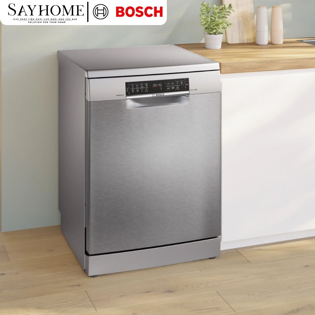 Máy rửa chén bát Bosch SMS6ZCI02P Serie 6 độc lập 14 bộ chén dĩa tại thành phố Hồ Chí Minh