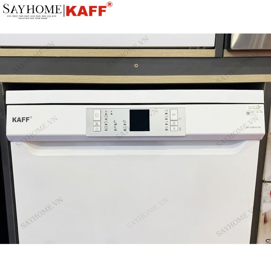 Máy rửa chén bát KAFF KF-CARYA1FW độc lập 16 bộ đồ ăn Châu Âu tại thành phố Hồ Chí Minh