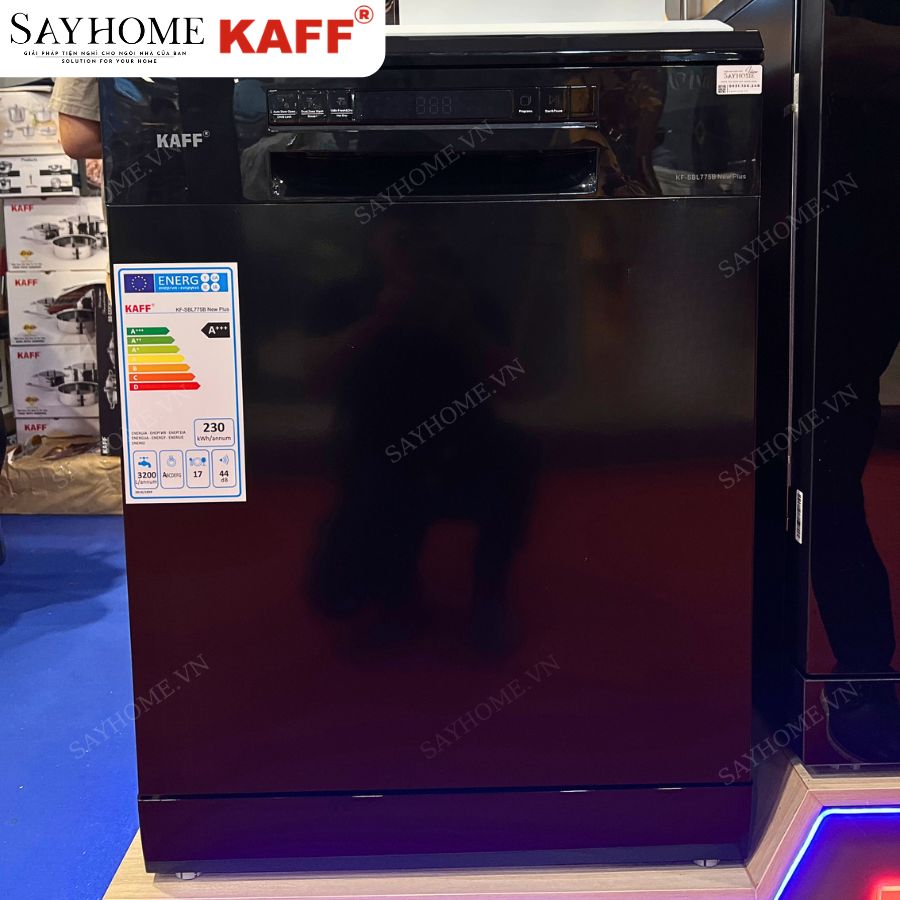 Máy rửa chén bát KAFF KF-SBL775B New Plus độc lập 17 bộ đồ ăn Châu Âu tại thành phố Hồ Chí Minh