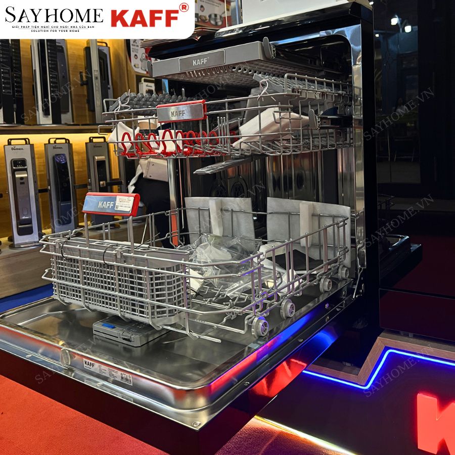 Máy rửa chén bát KAFF KF-SBL775B New Plus độc lập 17 bộ đồ ăn Châu Âu tại thành phố Hồ Chí Minh